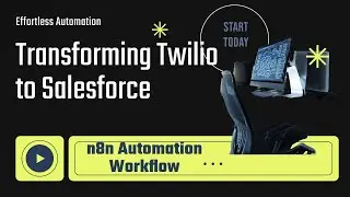 Powerful Twilio Salesforce Integration n8n Automation workflow for Business