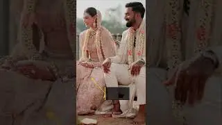 KL Rahul & Athiya Shetty wedding lehenga designer#wedding#love