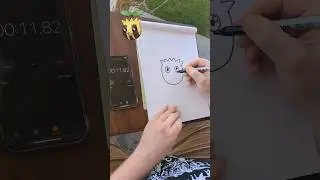 Drawing the Pok&eacute;mon, Sunkern, in 30 seconds#drawing #Pokemon #sunkern #30seconds #art