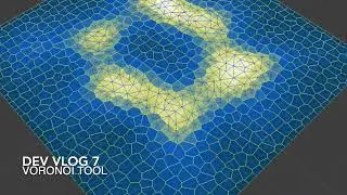 Unity procedural map Voronoi Mesh and Noise Generation - Dev Vlog 7