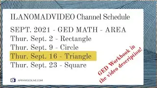 GED Math Geometry Lesson - September 16, 2021