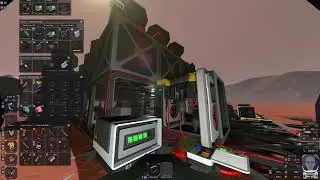 Mars new terrain run through. Setting up 2 fully automated outpost for deep miners.