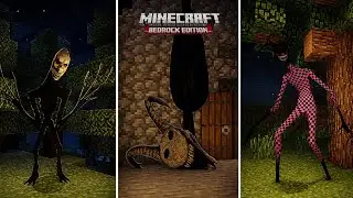 10 Terrifying Horror Mods For Minecraft Bedrock Edition |Minecraft Horror Addons For Bedrock Edition