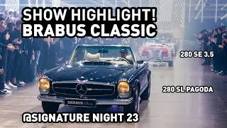BRABUS Classic (Mercedes-Benz 300 SL, 280 SL Pagoda, 280 SE) | Signature Night 23 [SHOW HIGHLIGHT]