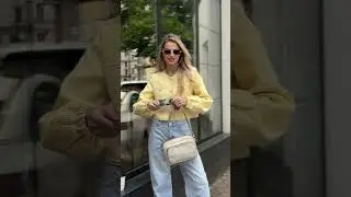 Кожаная кросс-боди в кремовом оттенке, модель 24С2008 #сумкаизкожи #fashion #bag #trend #outfitideas