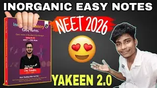 Inorganic Chemistry Easy Notes Om Pandey sir | Review #inorganicchemistry #easynotes #physicswallah 