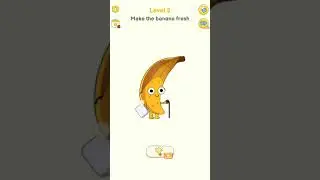 Delete Puzzle levels 2 iSO || Make the banana fresh #viral #shorts