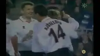 Gaizka Mendieta thunder-volley against Barcelona in 1999...
