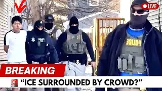 Unseen Video, ICE Agents Surrounded and Retreating | Reaction & Discussion