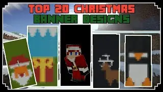 Minecraft: 20 Christmas Banners Designs You Can Do In Java And Bedrock!
