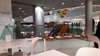#mall in #vienna during #christmas #celebration days, #nice #warm #beautiful #decorated #restaurant