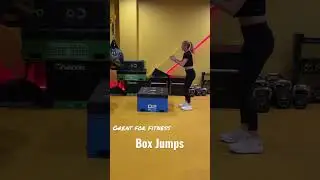 Box Jumps for plyometric training - build explosive muscle, fitness and strong joints #healthyaging