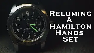 Reluming A Hamilton Watch's Hands Set