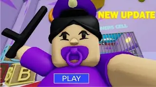 BABY POLICE GIRL PRISON RUN! (OBBY) #roblox #robloxgames