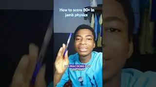 how to score really high in jamb physics #jamb #jambphysics