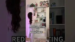 REDECORATING MY BOOKSHELF AT 1 AM✨📖 #youtubeshorts #shorts #iphone