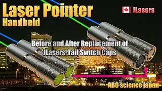 レーザーポインター（Laser Pointer）JLasersスイッチキャップ換装 