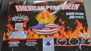 Heavy Weight American Pyro Queen 👑 20 shots (500g) [mfg2023] ~4k 60fps~
