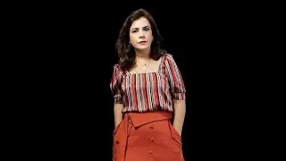 Modelando BLUSA TENDÊNCIA para o verão
