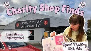 Spend The Day With Me Exploring HUGE Charity Shops UK 🇬🇧