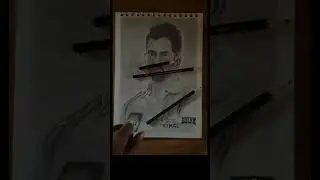 MS Dhoni drawing ll&nbsp;#viralshort&nbsp;#msdhoni&nbsp;#shorts&nbsp;#tib #youtubeshorts #kgart