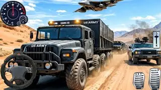 US Offroad Army Truck Driving 3D 2025 &mdash; военный симулятор грузовика 3D &mdash; геймплей для Android