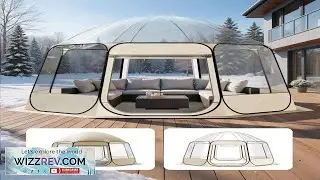 VEVOR Pop up Bubble Tent 15 x 13.8 ft Waterproof & UV Resistant