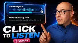 Create CLICK TO LISTEN interaction in Articulate Storyline