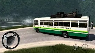 Driving an Indian Bus on Dangerous Roads 😱 | Indian Bus Simulator 3D Gameplay