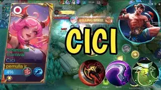 CARA MAIN CICI | LAWAN CHOU DI EXP LANE | BLUID TERSAKIT!!! #mlbb 