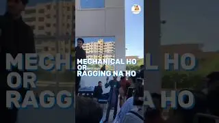 Ragging in Mechanical Engineering Department at Ned University #studentlife
