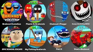ROBLOX HARD MODE: Brainrot Evolution, Plants Vs Brainrots, EPIC SCHOOL ESCAPE, Steal a Brainrot