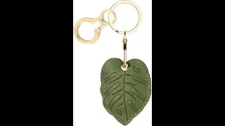 Leather Keychain Holder Case for AirTag, GPS Tracker Case for Keys
