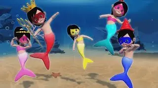 Mermaid Finger Family | Kindergarten Nursery Rhymes | Videos For Children