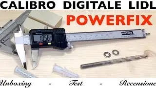 Recensione calibro digitale lidl Parkside . Come funziona e come si usa. Senza nonio. Muscarella
