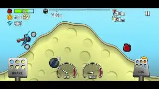 Hill Climb Racing | Unlocking money map (moon)