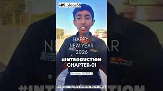 Finally Starting My Dream Channel! 🚀 | BS_Vlogs58 | #vlogs #introduction