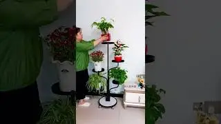 European light luxury style floor-standing movable flower stand#foryoumovable flower stand#multiuse