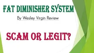Fat Diminisher System by Wesley Virgin Review - Scam or Legit?