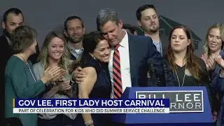Gov. Bill Lee, First Lady Maria Lee celebrate kids who joined in summer service challenge
