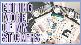 EDITING MORE OF MY STICKER BOOKS | PLANNER TIP DAY 6