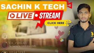 Sachin k tech is live