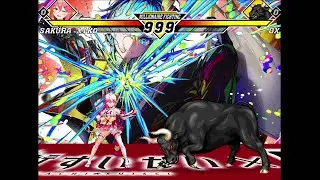 【MUGEN】さくらみこ VS 牛