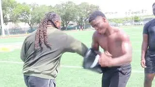 DLine Training in Miami with Rozay Day 1