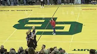 National Anthem at UWGB Men's Basketball game 1-18-2026 - Mary Peterson