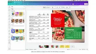 How to Edit an Image for Digital Menu &ndash; Canva Template Instructions