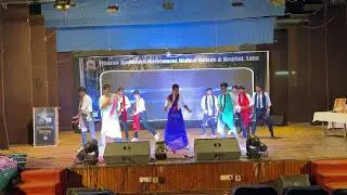 chunari chunari, pink lips, monica funny dance | Adrenova 2025 vdgmc latur | medical College dance