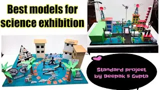 Best science exhibition model science fair models health and hygiene transport and communication
