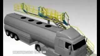 Spacepac Industries:Truck or Rail Car Safety Enclosure - Wide Cage Access System