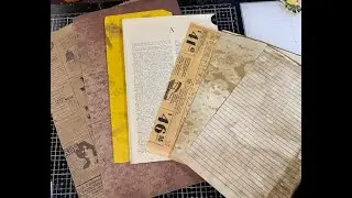 The Ultimate Beginners Guide to Junk Journal Making  - Choosing Signature Pages -  #ctcl365challenge